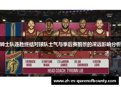 骑士队连胜终结对球队士气与季后赛前景的深远影响分析